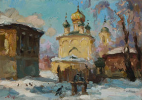 Андрей Кулаков. Москва. Кожевники. х.м. Андрей Кулаков. Москва. Кожевники. х.м.